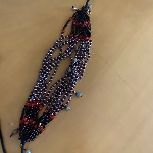 Multi beaded choker